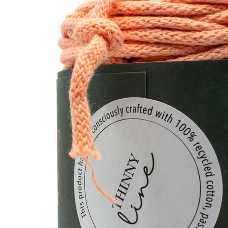Mia Mote™ Thinny Line sznurek bawełniany 3mm oliwin peridot